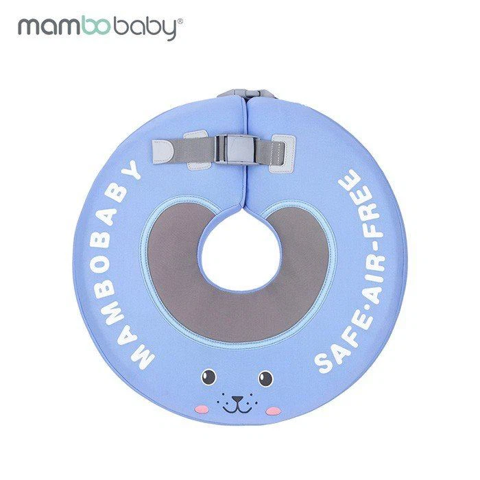 vratni šlauf za bebe mambobaby plavi L Mambobaby šlauf za vrat za bebe - siguran i udoban obruč za plivanje beba plavi