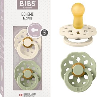 BIBS Boheme cucle za bebe u pakovanju od 2 komada, boja Ivory i Sage 240101