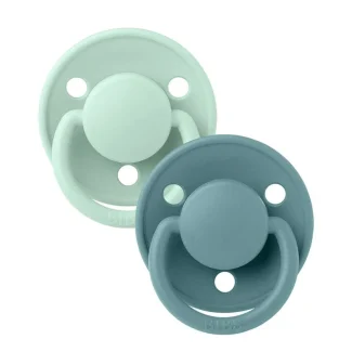 BIBS De Lux silikonske cucle za bebe u pakovanju od 2 komada, boje Nordic Mint i zelena veličina OneSize boje