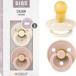 BIBS Colour set od dve cucle od prirodnog kaučuka u boji slonovače i roze Veličina 3 18 meseci 130253