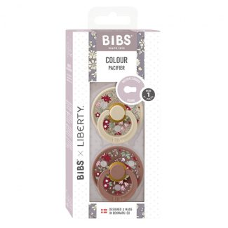 BIBS x Liberty cucle od prirodnog kaučuka u pakovanju od 2 komada, Chamomile Lawn i Woodchuck mix