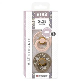 BIBS x Liberty cucle od prirodnog kaučuka u pakovanju od 2 komada, Capel Blush Mix cvetni dizajn