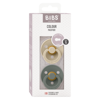 BIBS Colour cucle od prirodnog kaučuka u pakovanju od 2 komada, boje Vanilla i Pine
