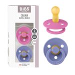 BIBS Colour cucle od prirodnog kaučuka u pakovanju od 2 komada, boje Bubblegum i Peri