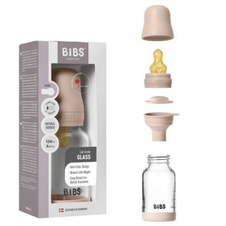 BIBS Flašica staklena 120 ml Blush Roze
